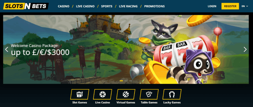 SlotsNBets The Ultimate Online Casino Experience